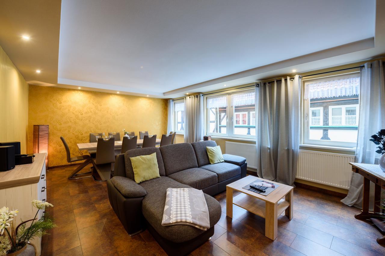 Apartmenthaus Im Stieg 奎德林堡 外观 照片
